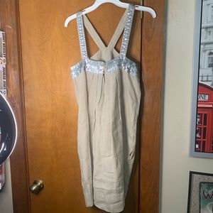 Diabless tan overall skirt/dress
